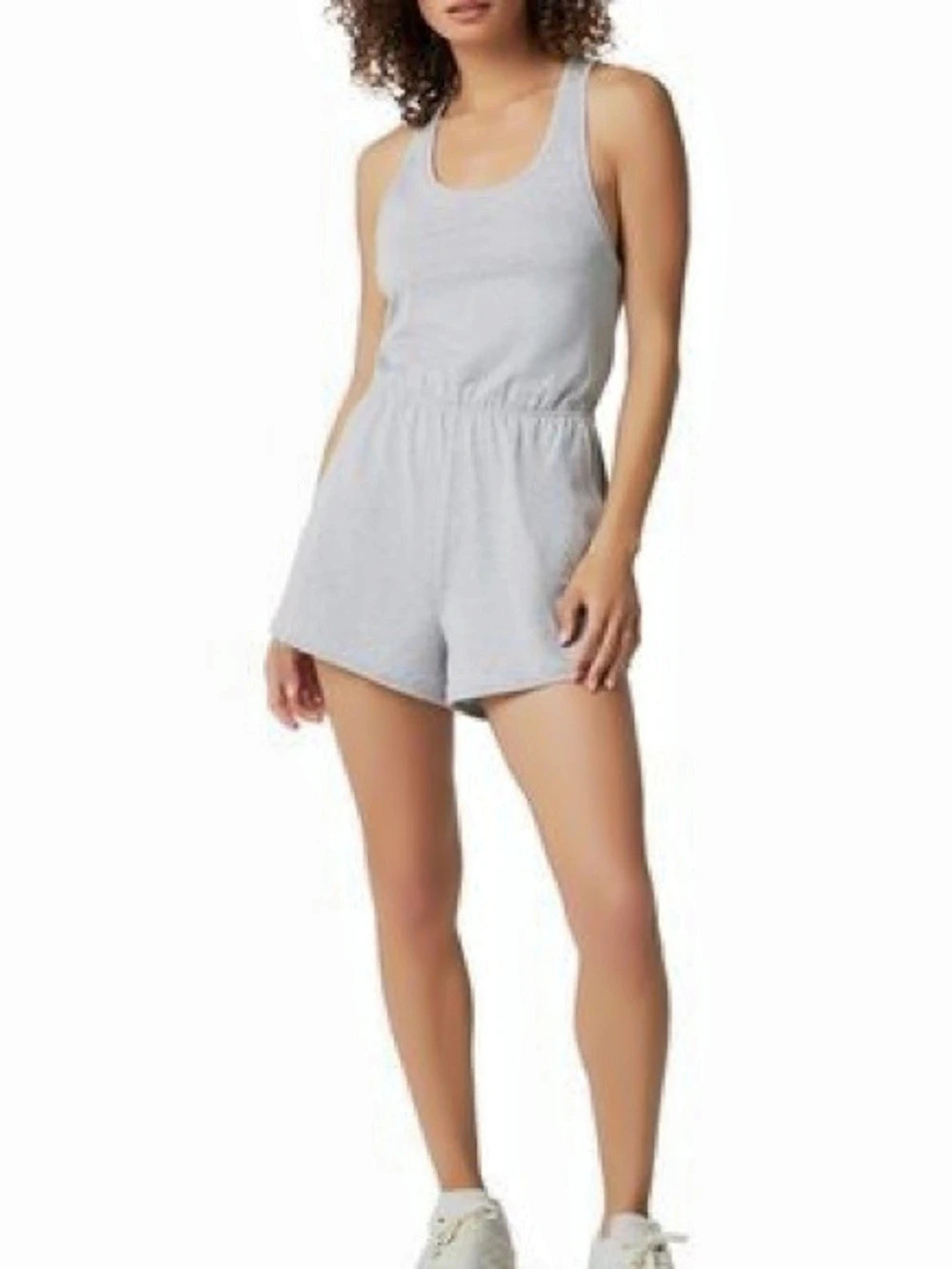 Vuori Villa Tank Romper Gray XS